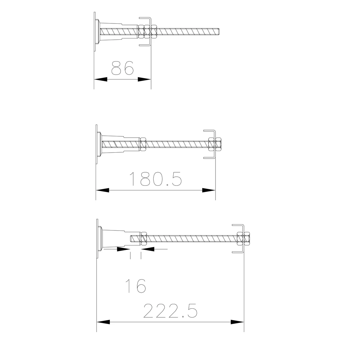Bayswater Bathurst Bath Leg Set 2 Bayswater Bathurst Bath Leg Set - Image 2