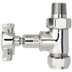 Bayswater Straight Victorian Crosshead Radiator Valves (Pair)