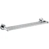 Bristan Solo Double Towel Rail Brass Chrome