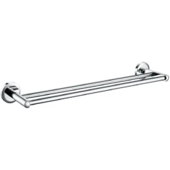 Bristan Solo Double Towel Rail Brass Chrome