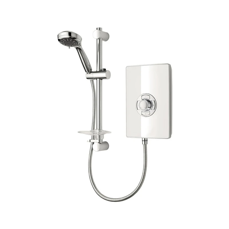 Triton Aspirante 8.5kW Contemporary Electric Shower White Gloss 1 Triton Aspirante 8.5kW Contemporary Electric Shower White Gloss