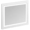 Burlington Framed 90cm LED Mirror Matt White