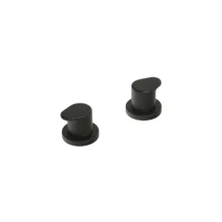 Cifial Black Deck Bath Valves Pair