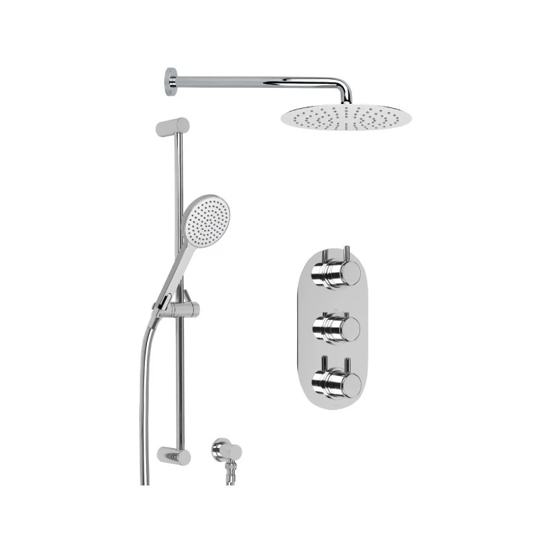 Cifial Technovation 35 Thermostatic Fixed/Flexi Shower Kit 1 Cifial Technovation 35 Thermostatic Fixed/Flexi Shower Kit