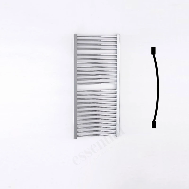 Essential Standard Towel Warmer Curved 1110x500mm Chrome 1 Essential Standard Towel Warmer Curved 1110x500mm Chrome