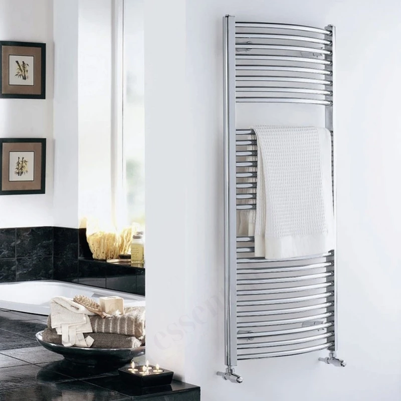 Essential Standard Towel Warmer Curved 1110x600mm Chrome 2 Essential Standard Towel Warmer Curved 1110x600mm Chrome - Image 2