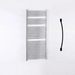 Essential Standard Towel Warmer Curved 1430x600mm Chrome