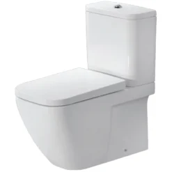 Essential Fuchsia Close Coupled Back To Wall Pan, Cistern & Soft Close Seat