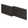 Essential Vermont MDF L Showerbath Front Panel 1700mm Dark Grey