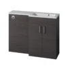 Essential Montana L-Shape 1100mm Urban Grey Right Hand Vanity Unit