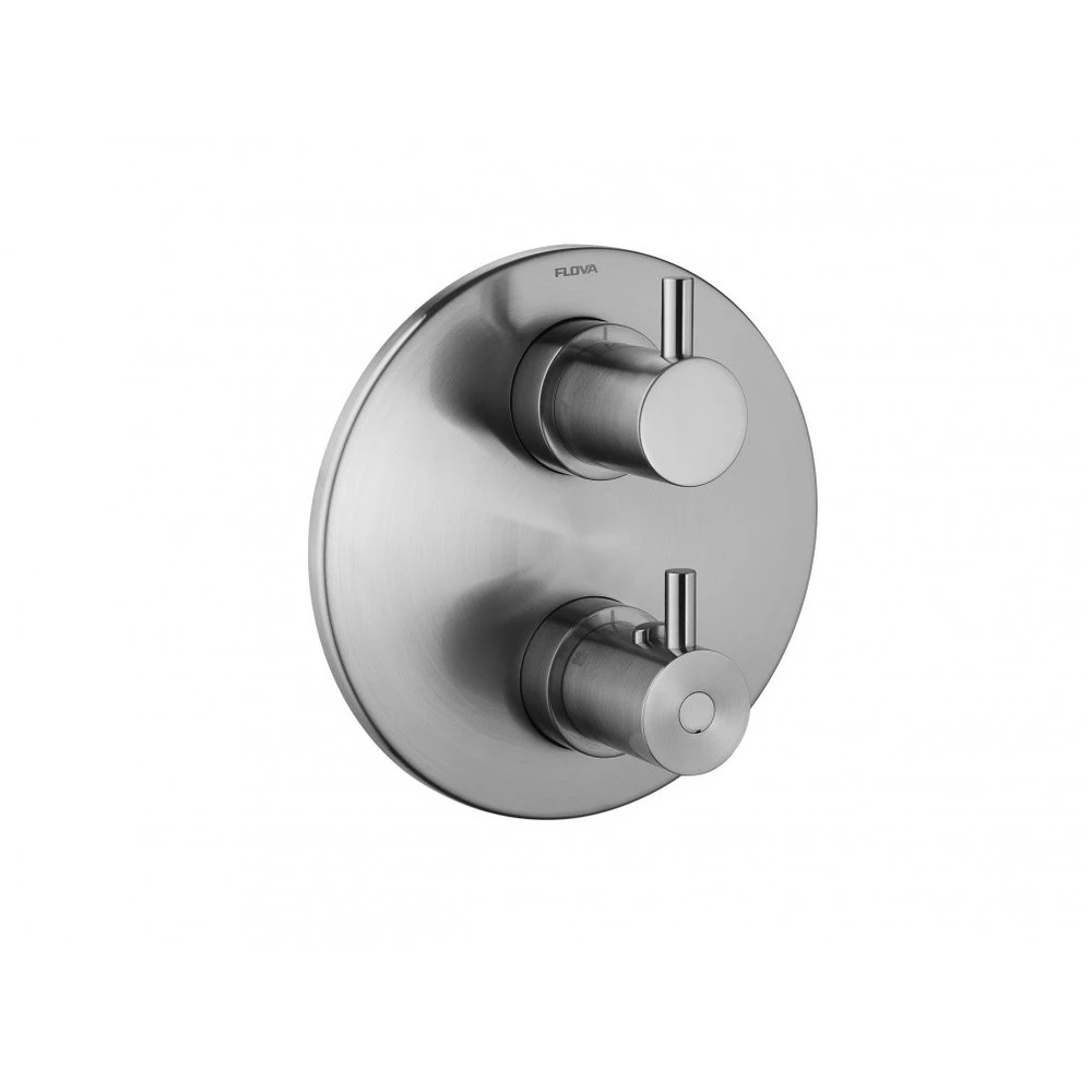 Flova Levo Round 2-Way Trim Kit Only Brushed Nickel 1 Flova Levo Round 2-Way Trim Kit Only Brushed Nickel