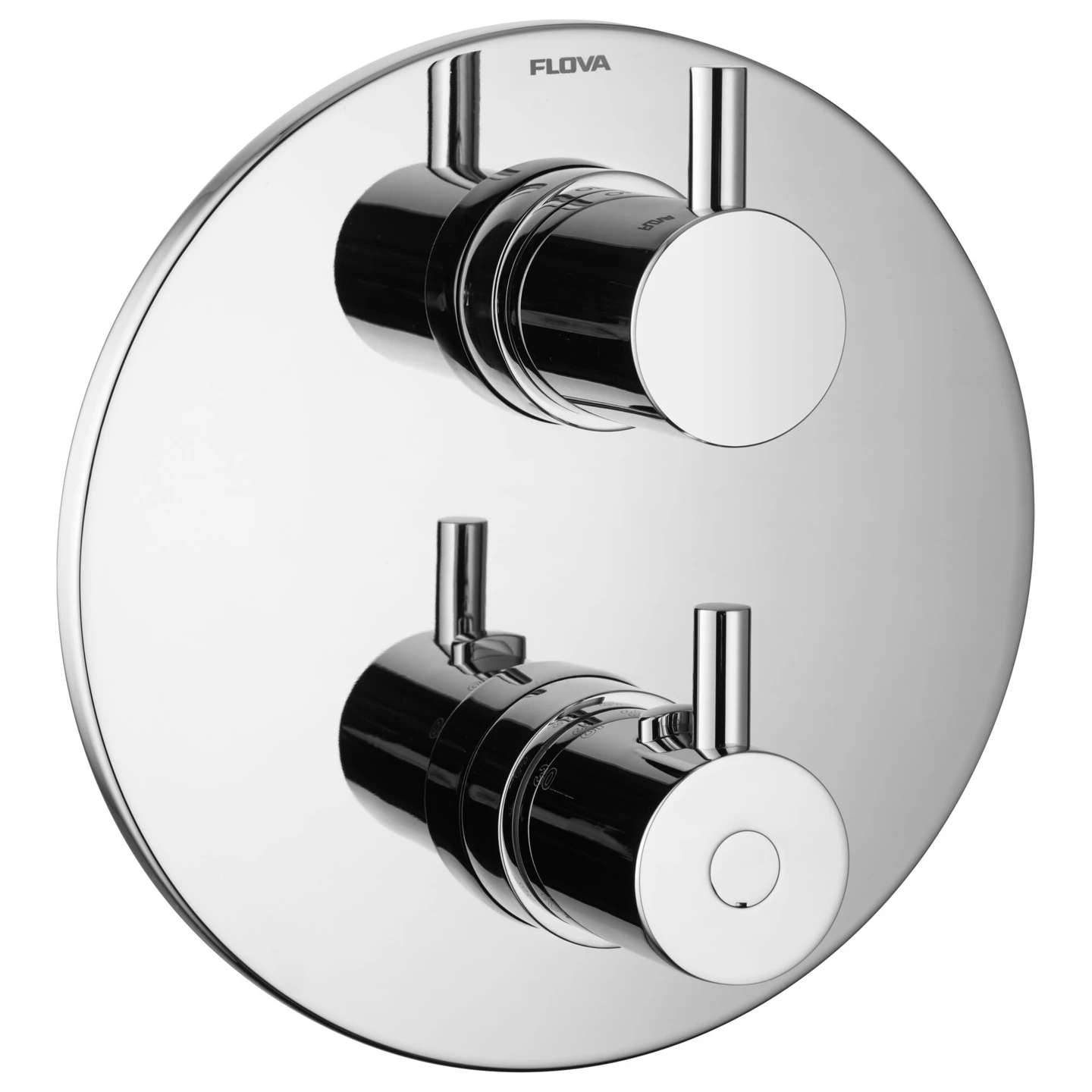Flova Levo Slim Round Single Outlet Shower Trim Kit Only 1 Flova Levo Slim Round Single Outlet Shower Trim Kit Only