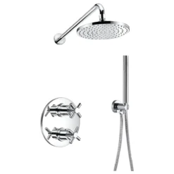 Flova XL Thermostatic 2 Outlet Shower Set