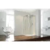 Frontline Aquaglass Frameless 1000x800mm 2 Door Offset Quadrant