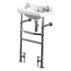 Frontline Holborn Heated Washstand 500x970mm Chrome