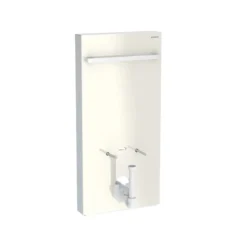 Geberit Monolith For Bidet 101cm & Rail Sand Grey Glass/Aluminium