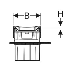 Geberit CleanLine80 Shower Channel 30-130cm Black Chrome 8 Geberit CleanLine80 Shower Channel 30-130cm Black Chrome -Home Bathroom geberit 154441qc1 4
