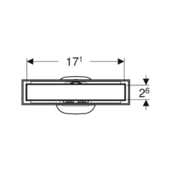Geberit CleanLine Shower Channel Tile-Bearing -Home Bathroom geberit 154455001 3