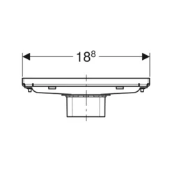 Geberit CleanLine Shower Channel Tile-Bearing -Home Bathroom geberit 154455001 4