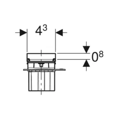 Geberit CleanLine Shower Channel Tile-Bearing -Home Bathroom geberit 154455001 5