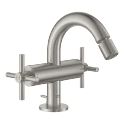 Grohe Atrio Cross Handle Bidet Mixer M-Size 24027 Supersteel