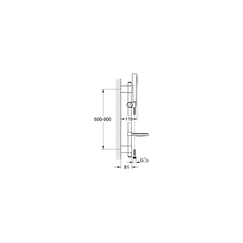 Grohe Euphoria Stick Cosmopolitan Shower Set 27368 2 Grohe Euphoria Stick Cosmopolitan Shower Set 27368 - Image 2