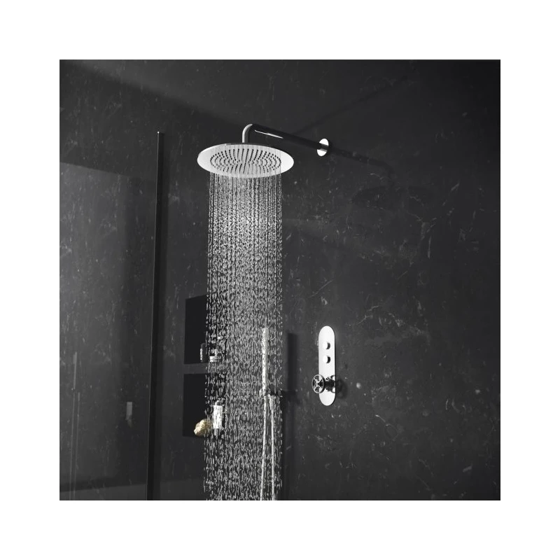 Hudson Reed Industrial Push Button Twin Outlet Shower Valve 2 Hudson Reed Industrial Push Button Twin Outlet Shower Valve - Image 2