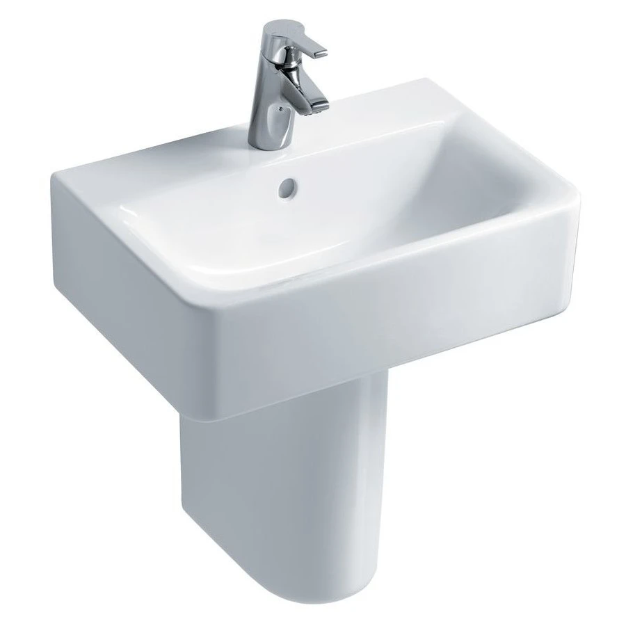 Ideal Standard Concept Cube 55cm Washbasin 1 Taphole E7992 1 Ideal Standard Concept Cube 55cm Washbasin 1 Taphole E7992