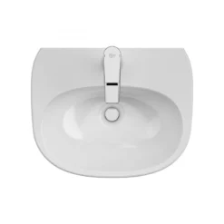 Ideal Standard Tesi 450mm 1 Taphole Cloakroom Basin & Full Pedestal 9 Ideal Standard Tesi 450mm 1 Taphole Cloakroom Basin & Full Pedestal -Home Bathroom ideal standard t031301 t352101 4