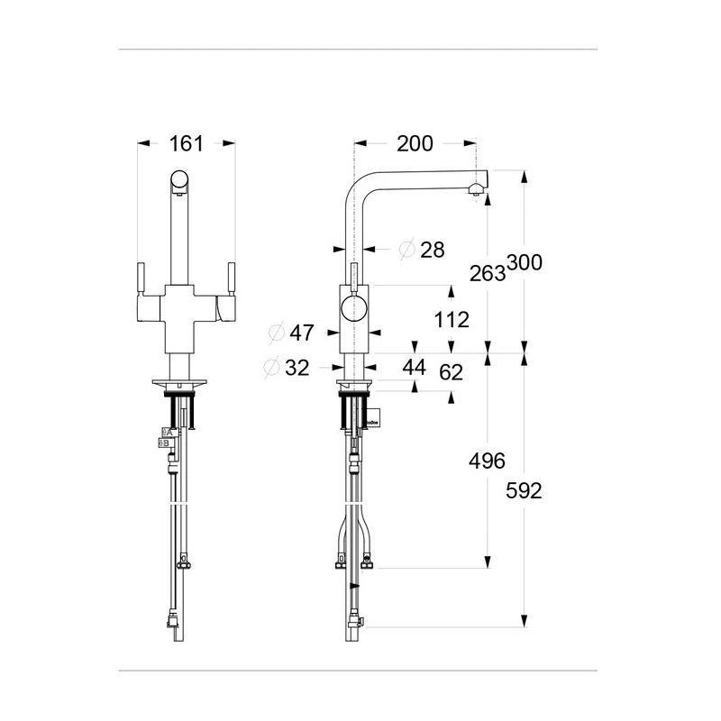 InSinkErator 3N1 L Shape Tap, Neo Tank & Filter Pack Brushed Steel 3 InSinkErator 3N1 L Shape Tap, Neo Tank & Filter Pack Brushed Steel - Image 3