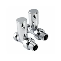 Inta 15mm Straight Minimalistic Chrome Radiator Valve