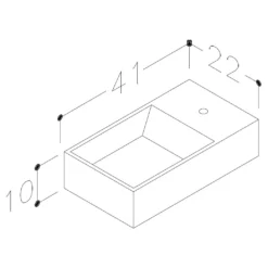 Iona Celo 410mm Floor Unit & Basin Anthracite Gloss -Home Bathroom iona ftdi103316 3