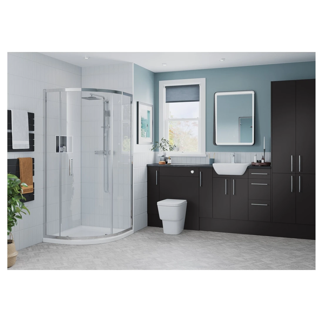 Iona Winson 500mm WC Unit Matt Grey 2 Iona Winson 500mm WC Unit Matt Grey - Image 2