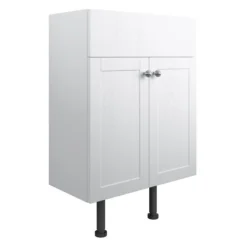 Iona Brookfield 500mm 2 Door Basin Unit White Ash