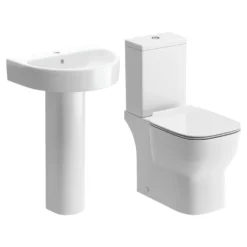 Iona Jasmine Basin & Toilet Set