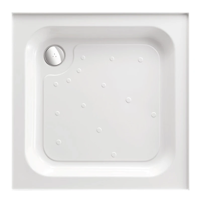 Just Trays Merlin 800mm Square Shower Tray 4 Upstands 1 Just Trays Merlin 800mm Square Shower Tray 4 Upstands