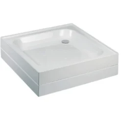 Just Trays Merlin 800mm Square Shower Tray 4 Upstands 5 Just Trays Merlin 800mm Square Shower Tray 4 Upstands -Home Bathroom just trays a80m140 3