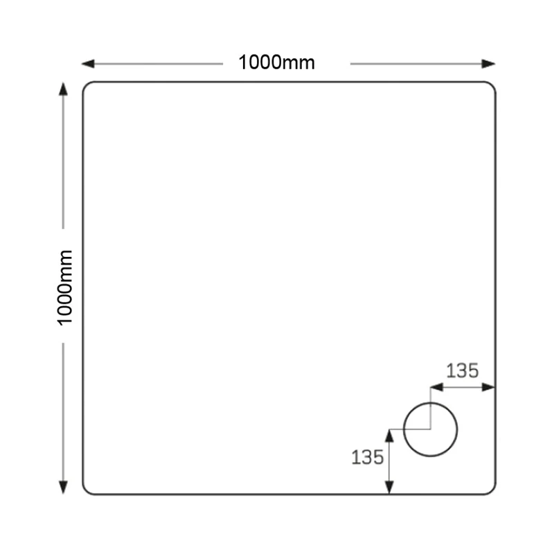Just Trays Fusion 1000x700mm Rectangular Shower Tray 4 Upstands 2 Just Trays Fusion 1000x700mm Rectangular Shower Tray 4 Upstands - Image 2