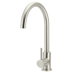 Meir Round Kitchen Mixer Tap PVD Brushed Nickel