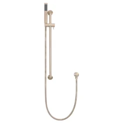 Meir Round Shower On Rail Column Champagne -Home Bathroom meir mz0402 r ch 3