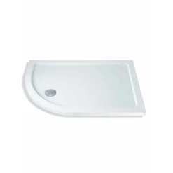 MX Elements 1200 X 760mm Offset Quad Left Shower Tray & Waste