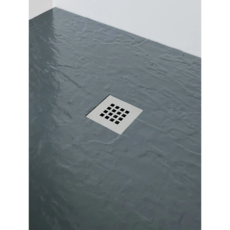 MX Minerals 1200 X 900mm Rectangular Shower Tray Ash Grey 2 MX Minerals 1200 X 900mm Rectangular Shower Tray Ash Grey - Image 2
