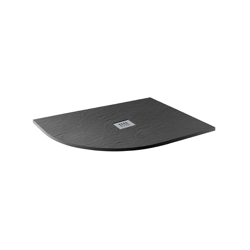MX Minerals 1200 X 800mm Left Hand Offset Quadrant Tray Jet Black 1 MX Minerals 1200 X 800mm Left Hand Offset Quadrant Tray Jet Black