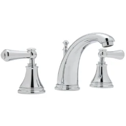 Perrin & Rowe Georgian 3 Hole High Spout Basin Mixer, Lever