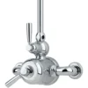 Perrin & Rowe Contemporary Exposed Shower Mixer, Pewter