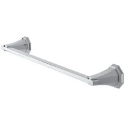 Perrin & Rowe Deco 485mm Towel Rail Nickel