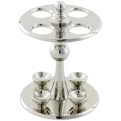 Perrin & Rowe Freestanding Toothbrush Holder Pewter