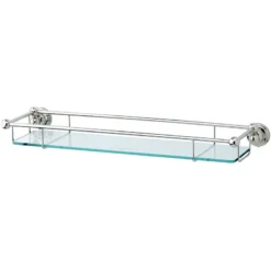 Perrin & Rowe 20″ Glass Shelf Chrome