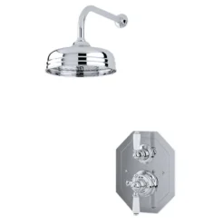 Perrin & Rowe Traditional Shower Set 3 With 5″ Rose