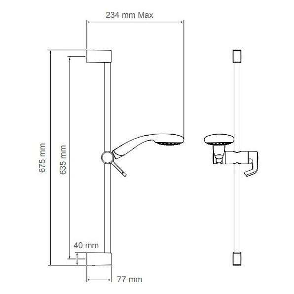 Rada SF1 10 EV Slide Rail Kit 2 Rada SF1 10 EV Slide Rail Kit - Image 2